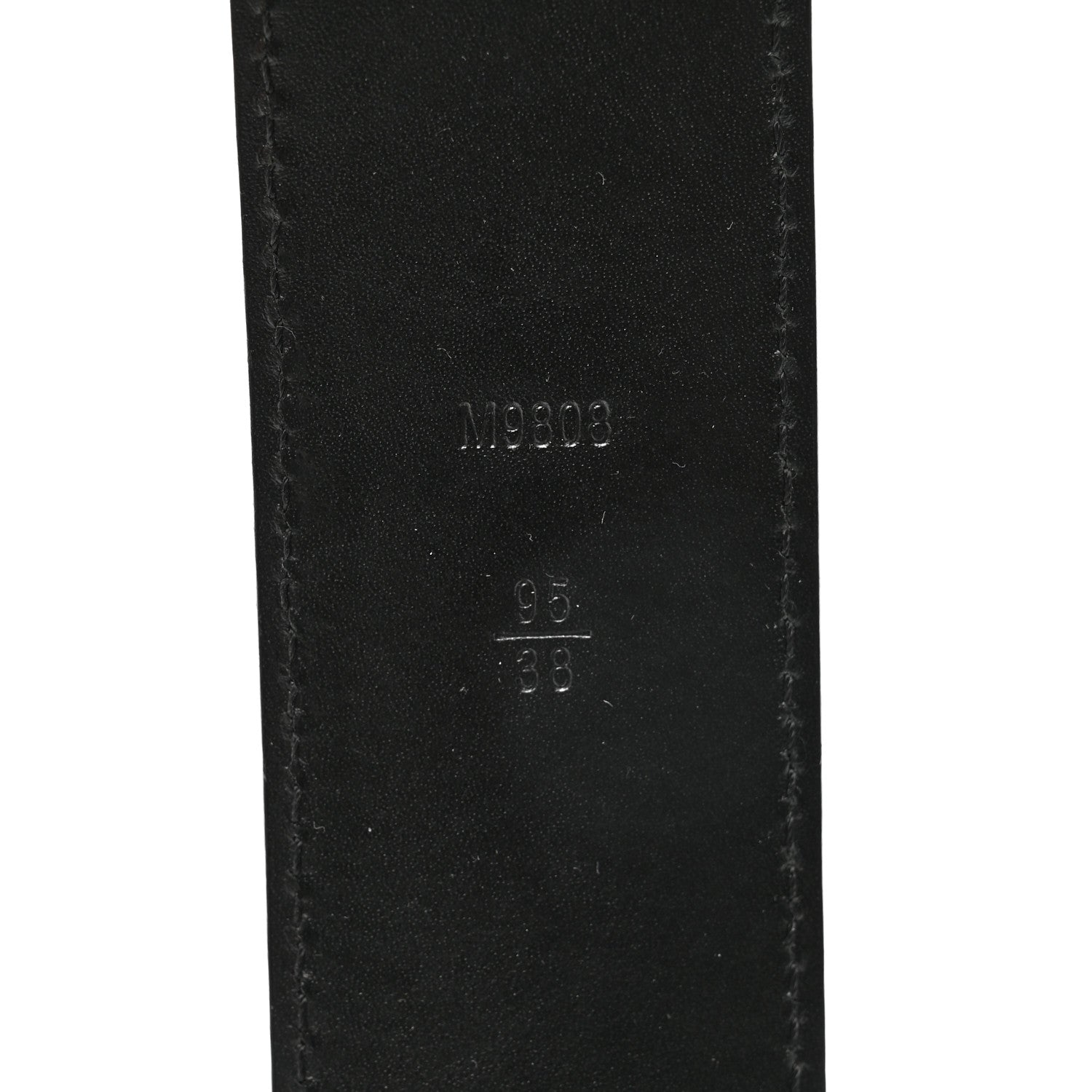 Louis Vuitton Damier Graphite 40mm LV Initiales Belt 95/38 3 of 7