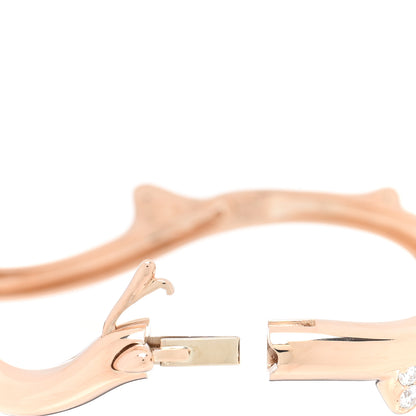 Christian Dior CHRISTIAN DIOR 18K Rose Gold Diamond Bois de Rose Bracelet 4 of 5