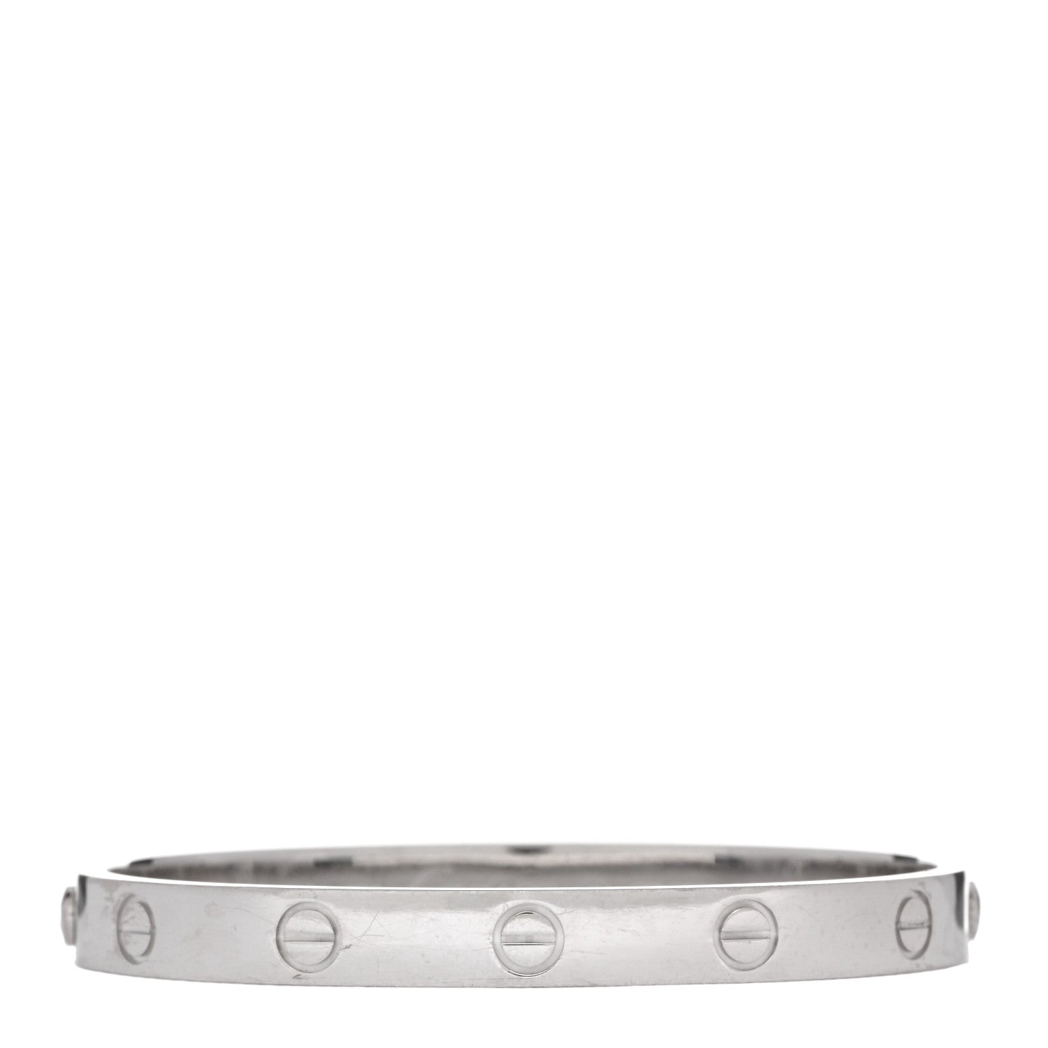 Cartier 18K White Gold LOVE Bracelet 16 1 of 5