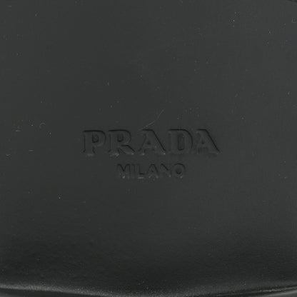 Prada Vernice Triangle 50mm Loafers 40 Black 6 of 13