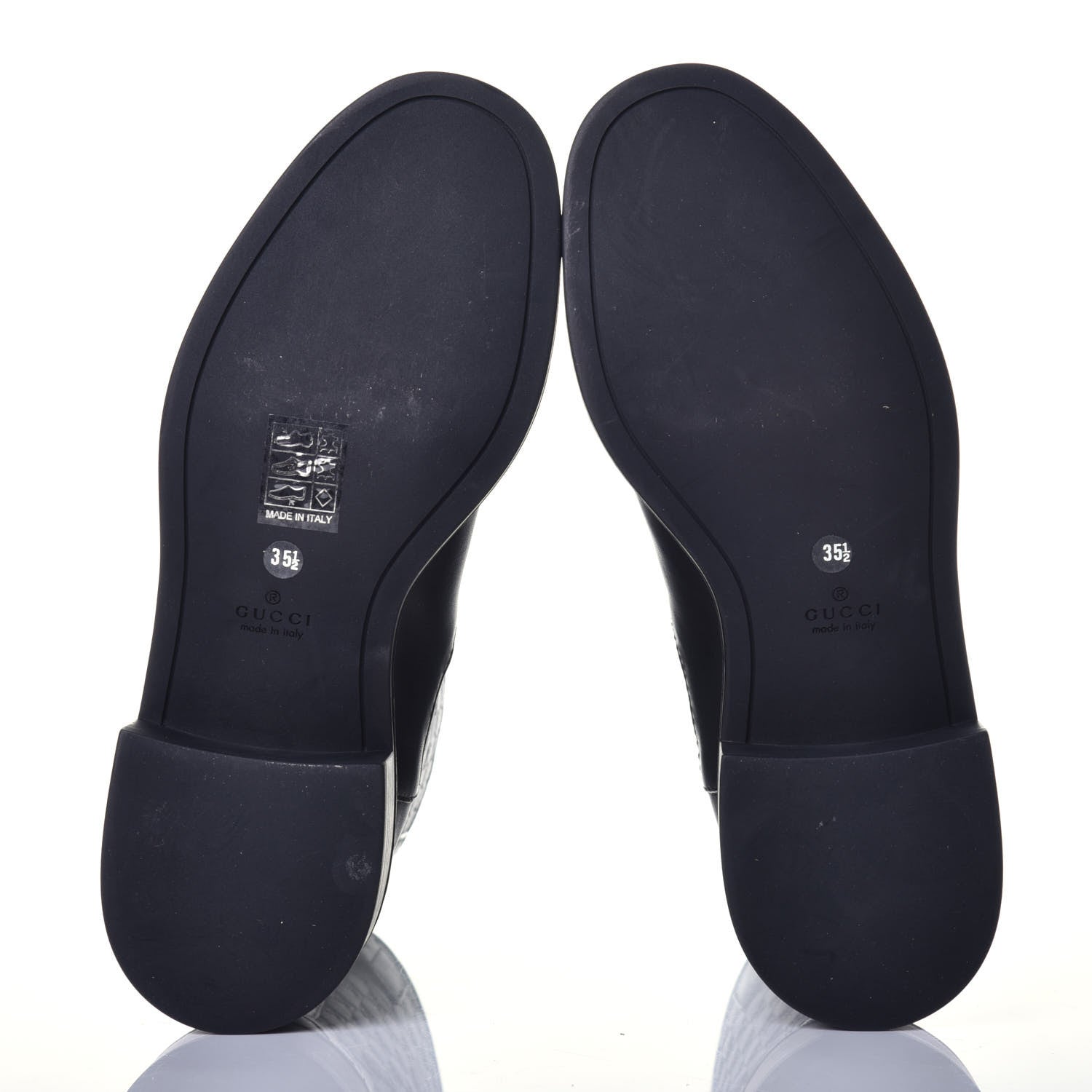 Gucci Soft Microguccissima Zip Boots 35.5 Black 6 of 10