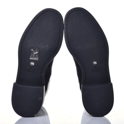 Gucci Soft Microguccissima Zip Boots 35.5 Black 6 of 10