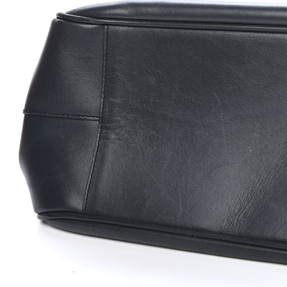 Prada Calfskin Top Handle Frame Bag Black 9 of 10