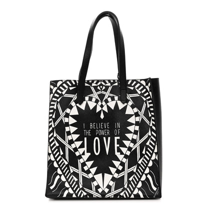 Givenchy Calfskin Power of Love Print Tote Black 3 of 9