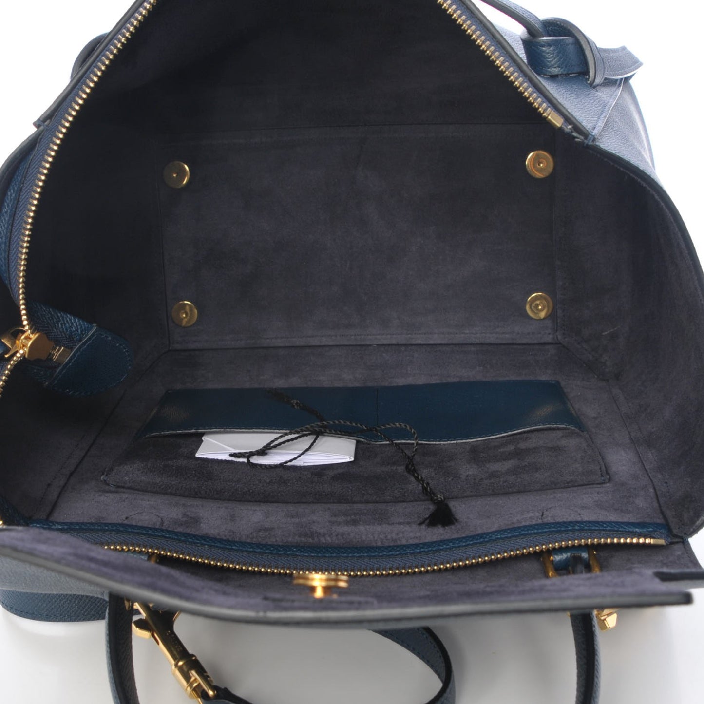 Grained Calfskin Mini Belt Bag Deepsea