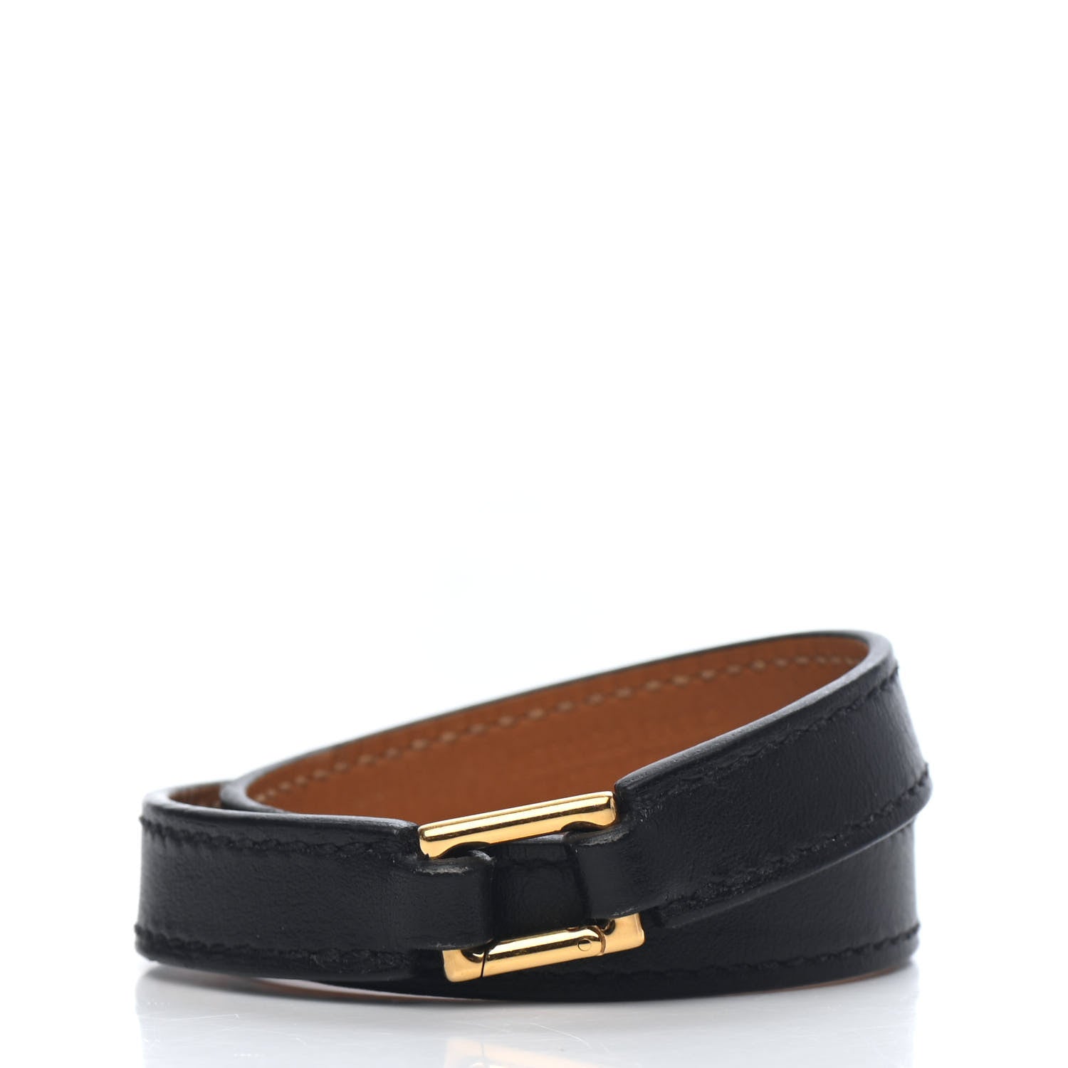 Hermes Chamonix Rivale Double Tour Bracelet XS Black 2 of 4