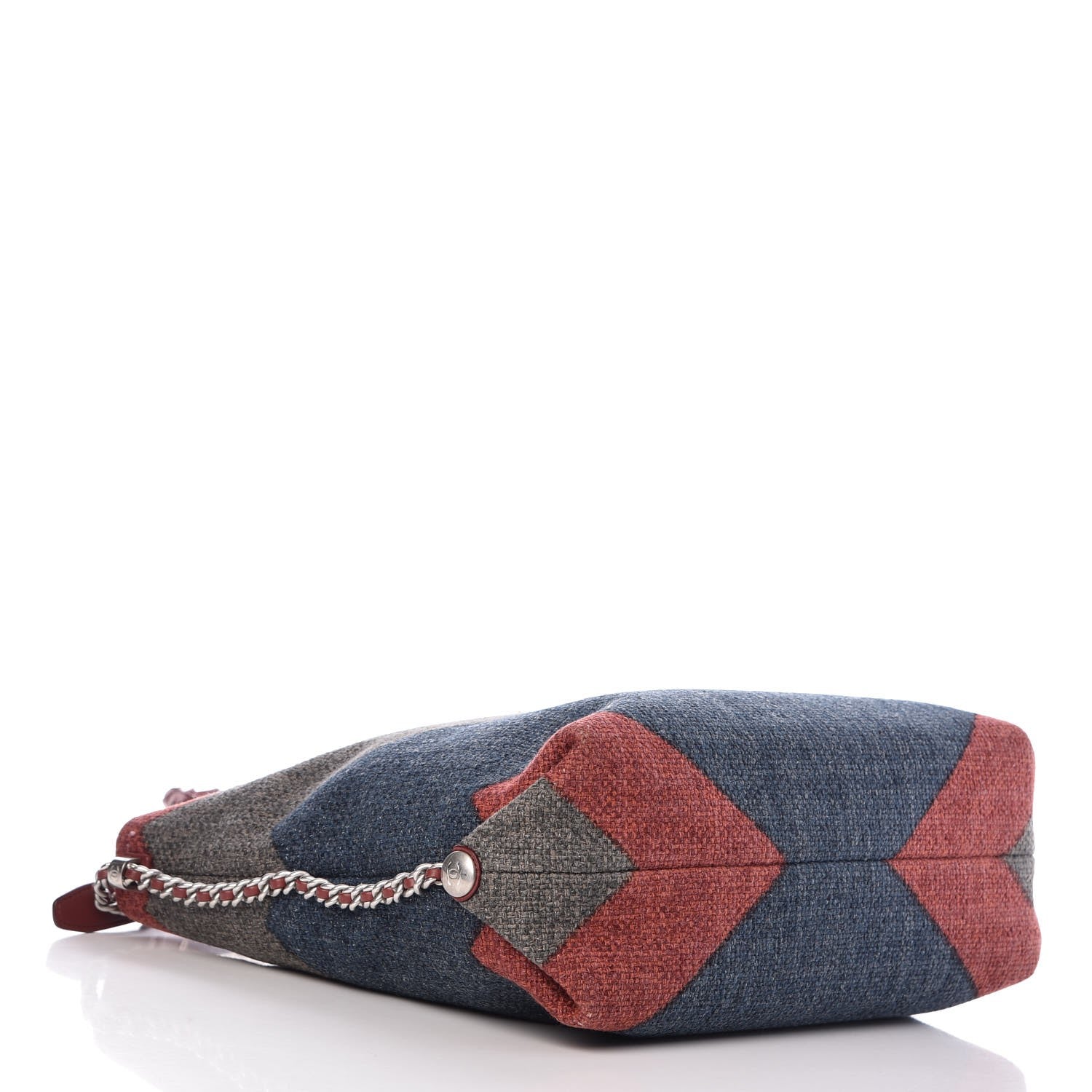 Chanel Canvas Chevron Braided With Style Hobo Multicolor 4 of 11