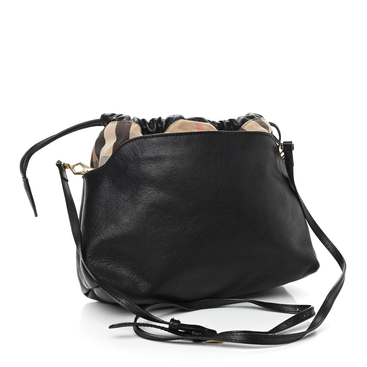 Calfskin House Check Little Crush Black
