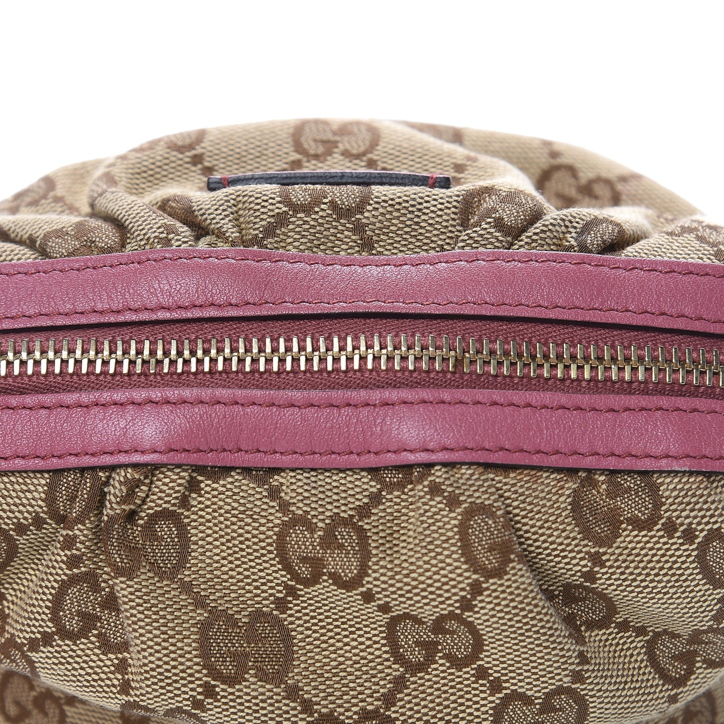 Monogram Medium Bamboo Cosmetic Case Vintage Rose