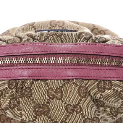 Gucci Monogram Medium Bamboo Cosmetic Case Vintage Rose 11 of 12