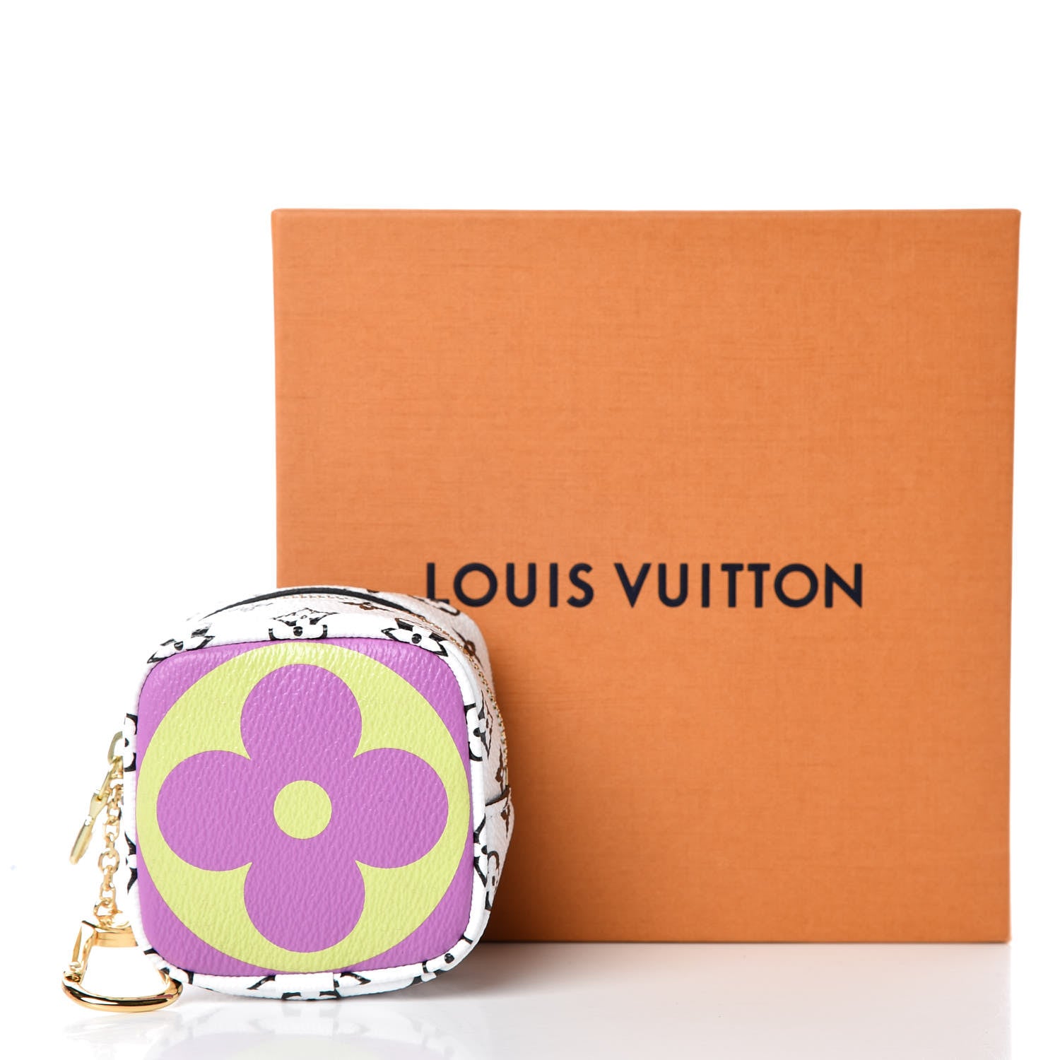Louis Vuitton Monogram Giant Cube Coin Purse Pink 8 of 8