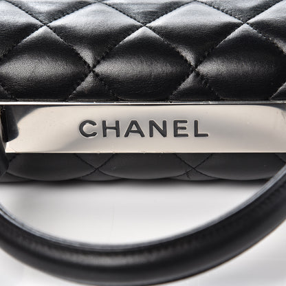 Chanel Lambskin Quilted Large Trendy CC Dual Handle Flap Bag Black 11 of 13