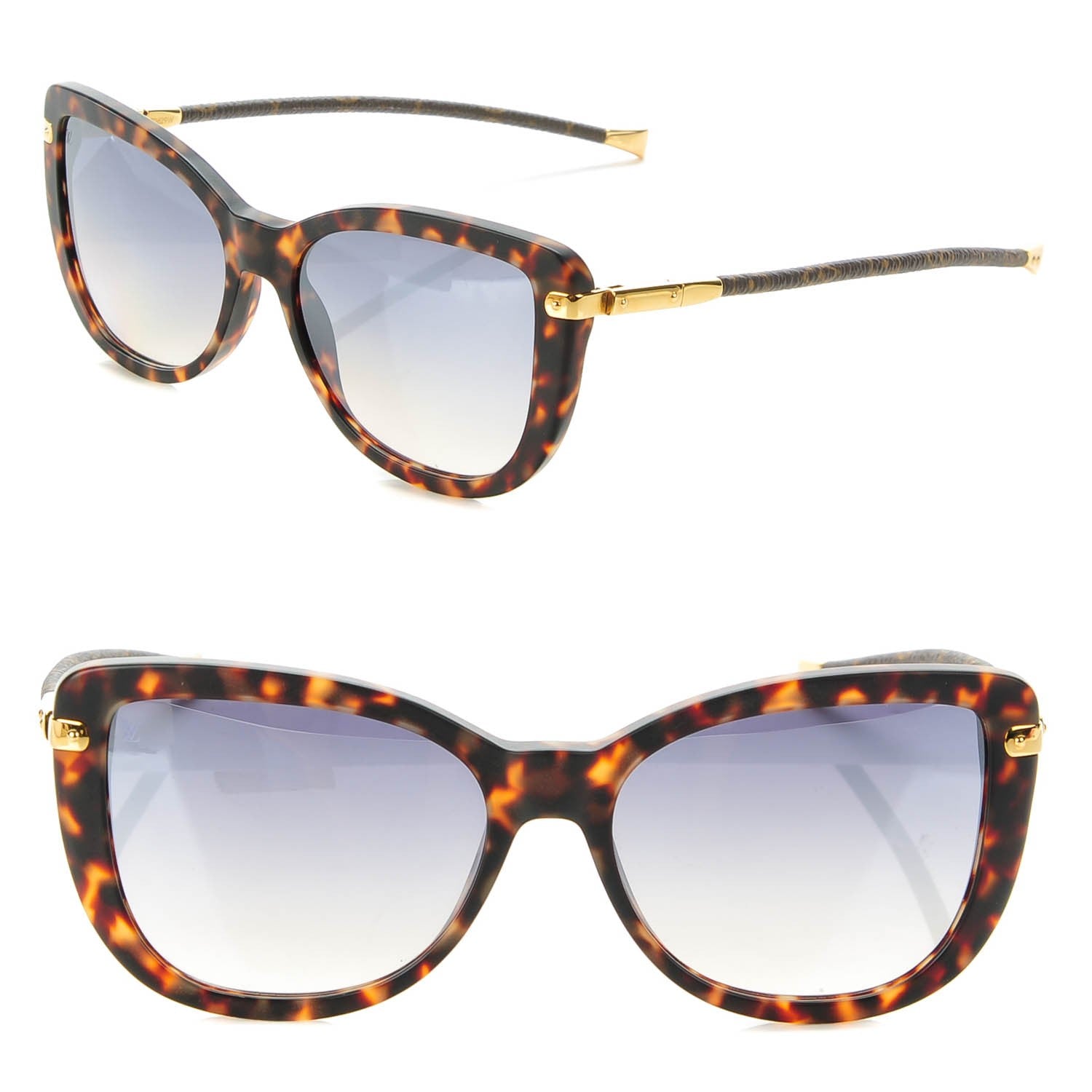 Louis Vuitton Monogram Charlotte Z0629W Sunglasses Dark Tortoise 1 of 7