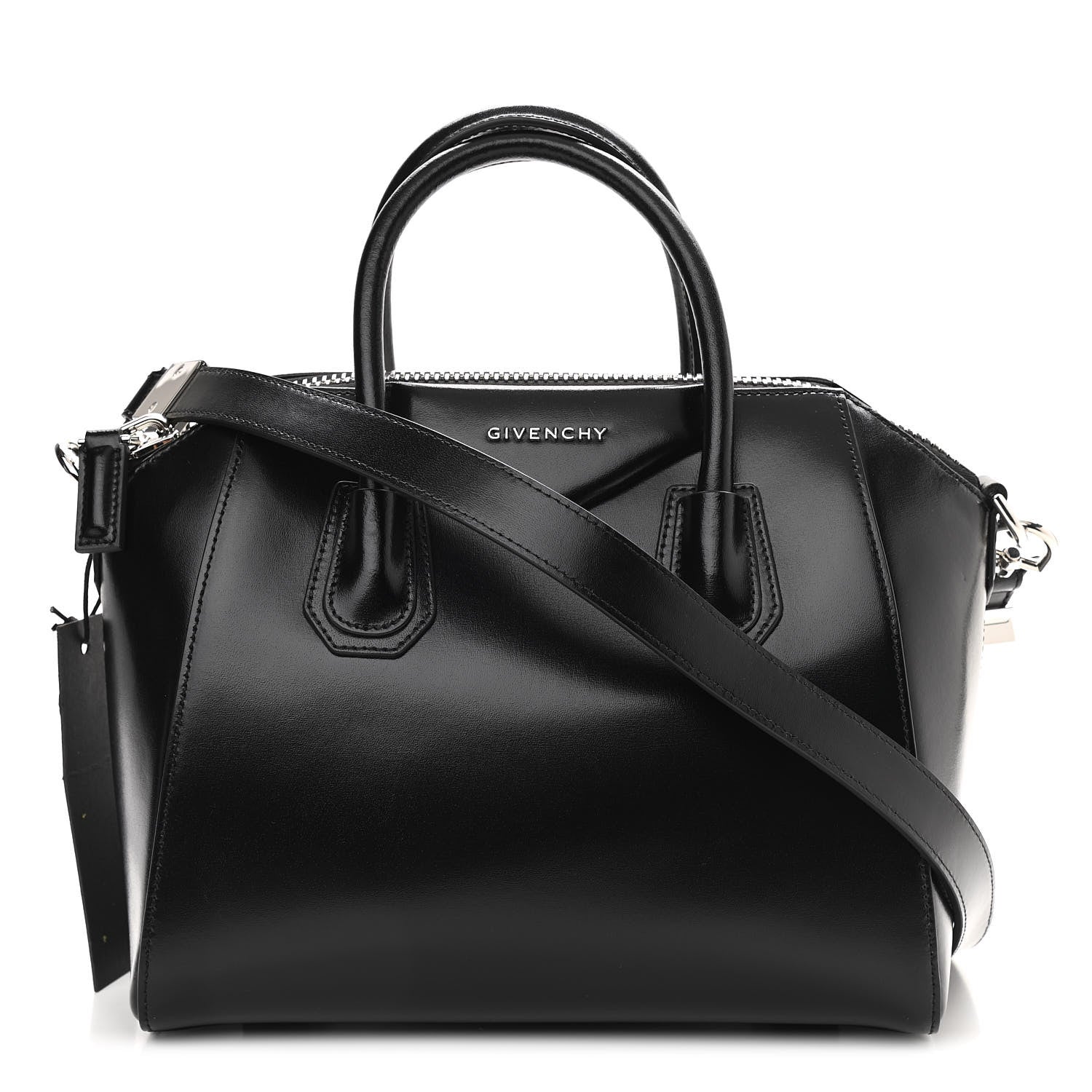 Givenchy Shiny Lord Calfskin Small Antigona Black 1 of 9