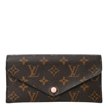 Louis Vuitton Monogram Josephine Wallet Rose Ballerine 1 of 15