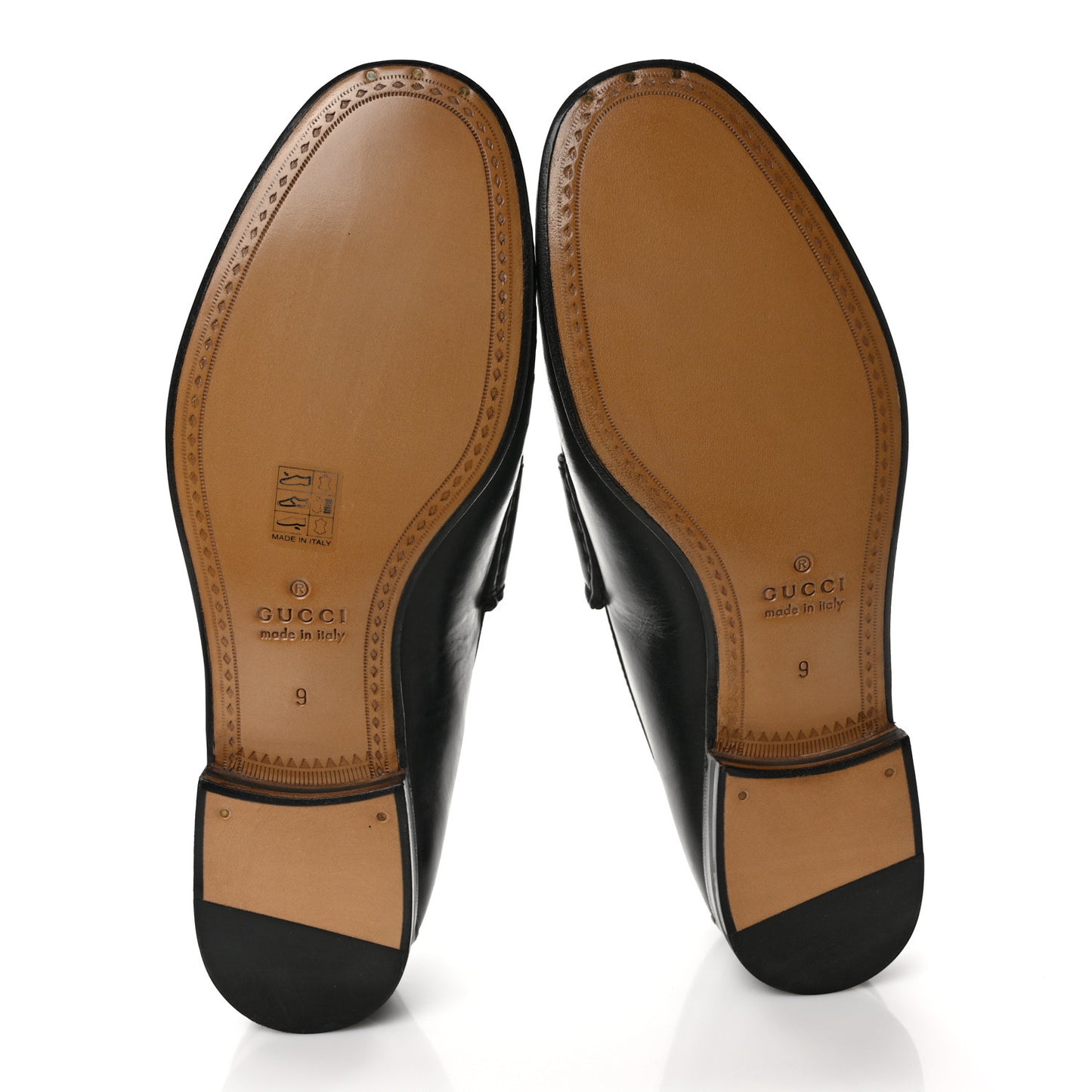 Calfskin Mens 1953 Horsebit Loafers 9 Black