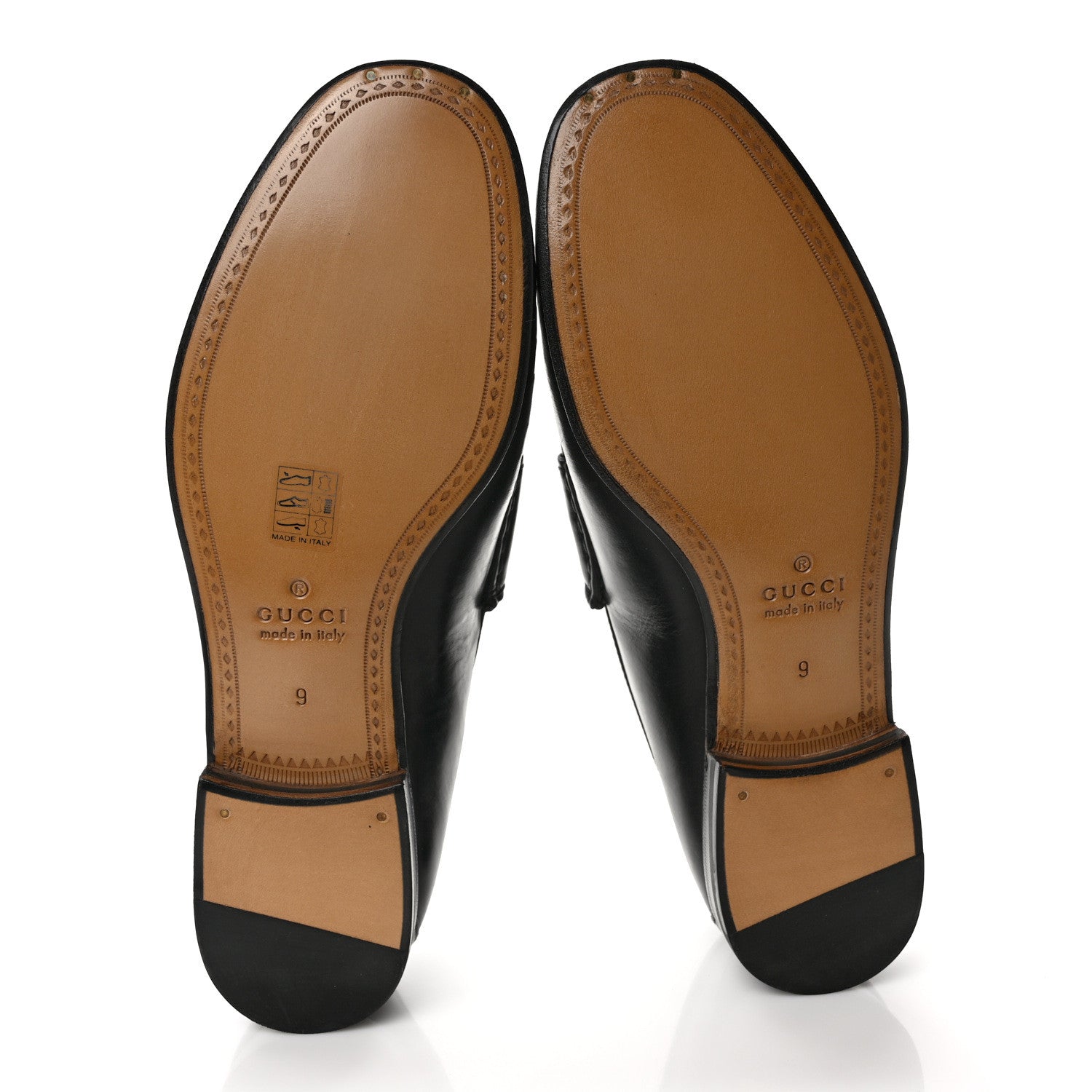 Gucci Calfskin Mens 1953 Horsebit Loafers 9 Black 5 of 8