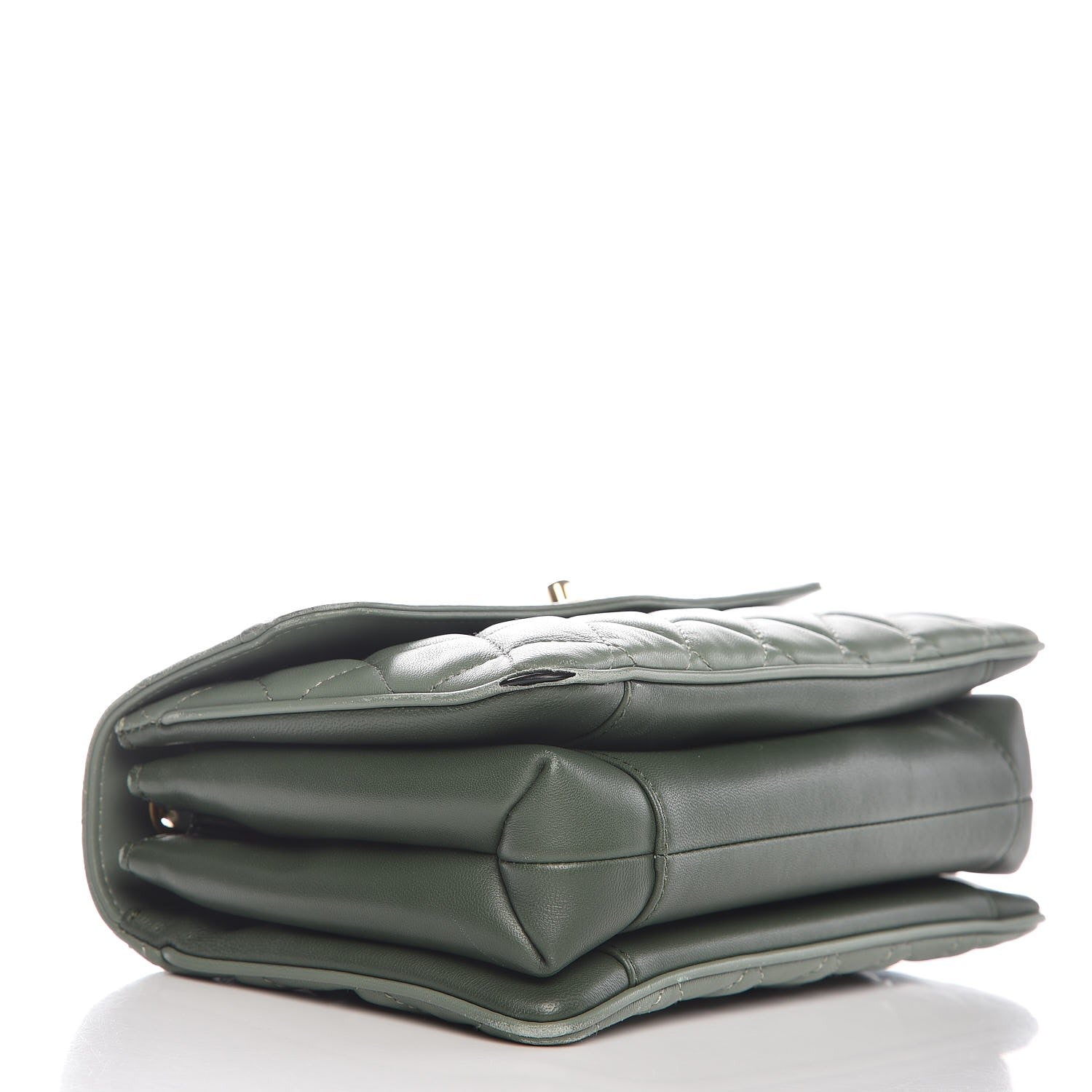Chanel Lambskin Quilted Coco Vintage Flap Green 5 of 14