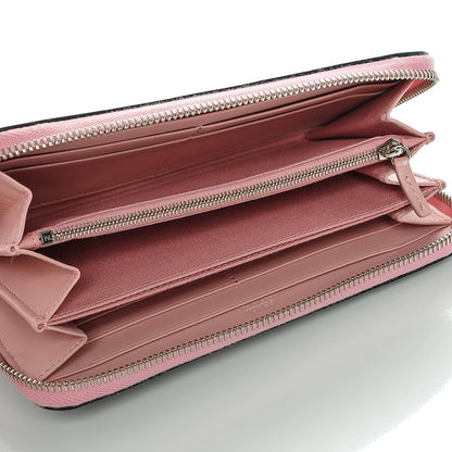 Fendi Vitello Elite Century Hypnoteyes Studded Zip Around Wallet Bubblegum Multicolor 5 of 6
