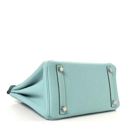 Hermes Togo Birkin 25 Bleu Atoll 4 of 14