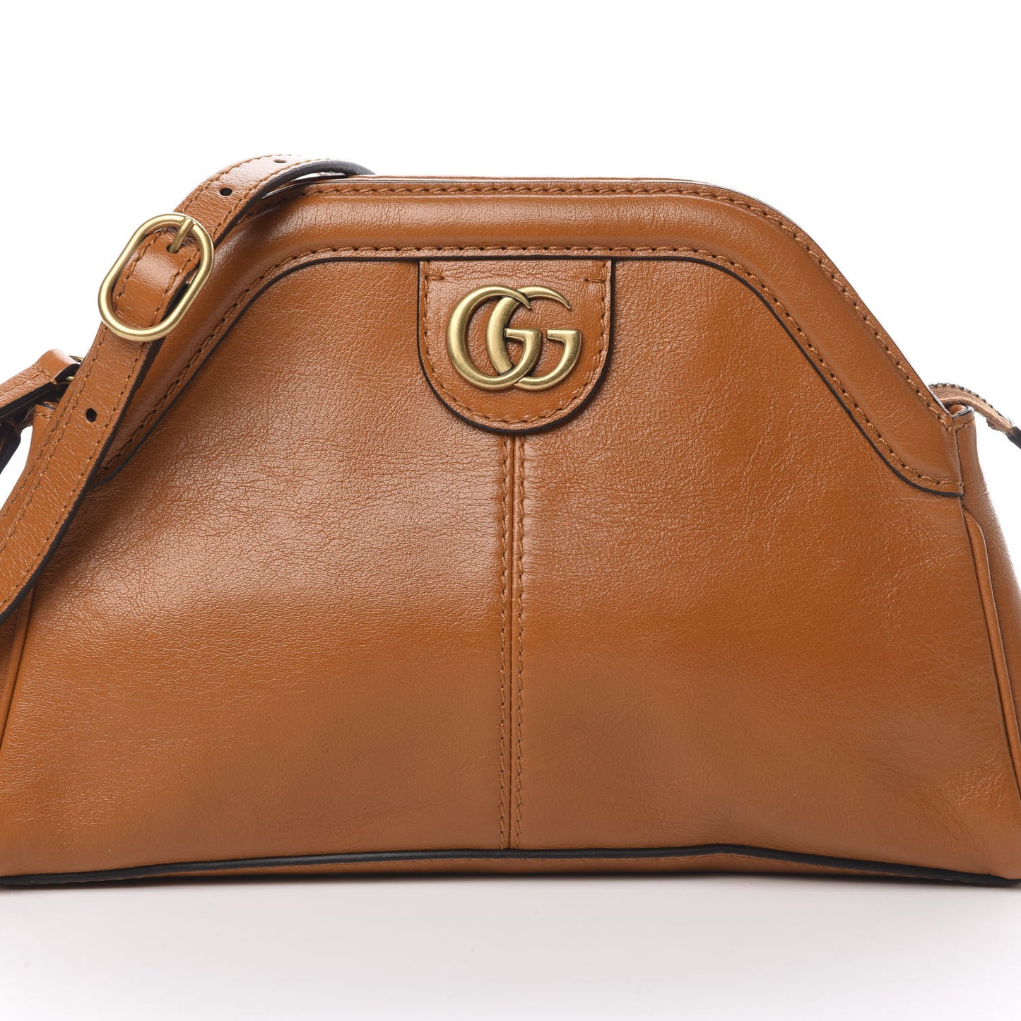 Calfskin Small Re(Belle) Crossbody Bag Brown