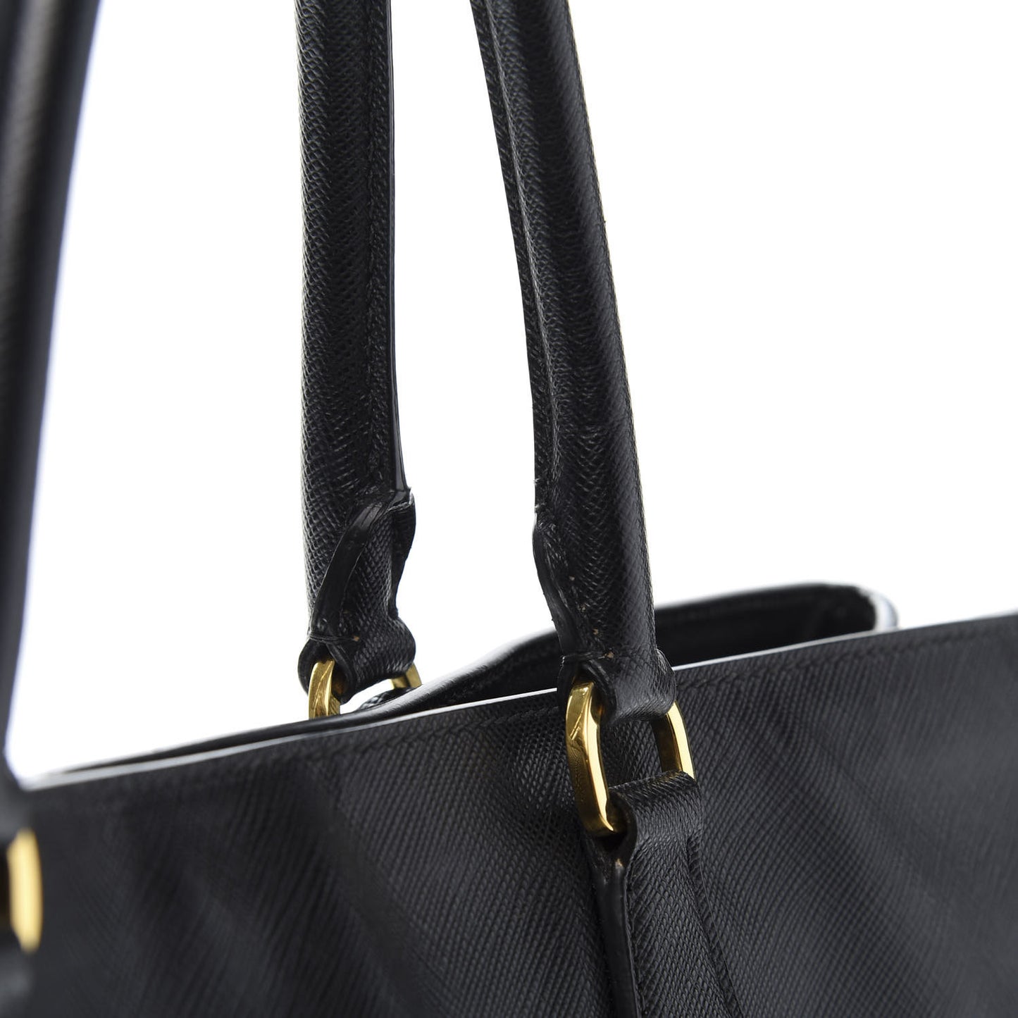 Saffiano Lux Large Tote Black