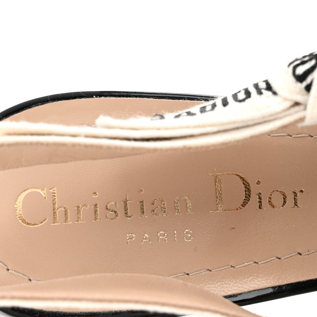 Patent Ribbon J'Adior Slingback 100mm Pumps 35 Black