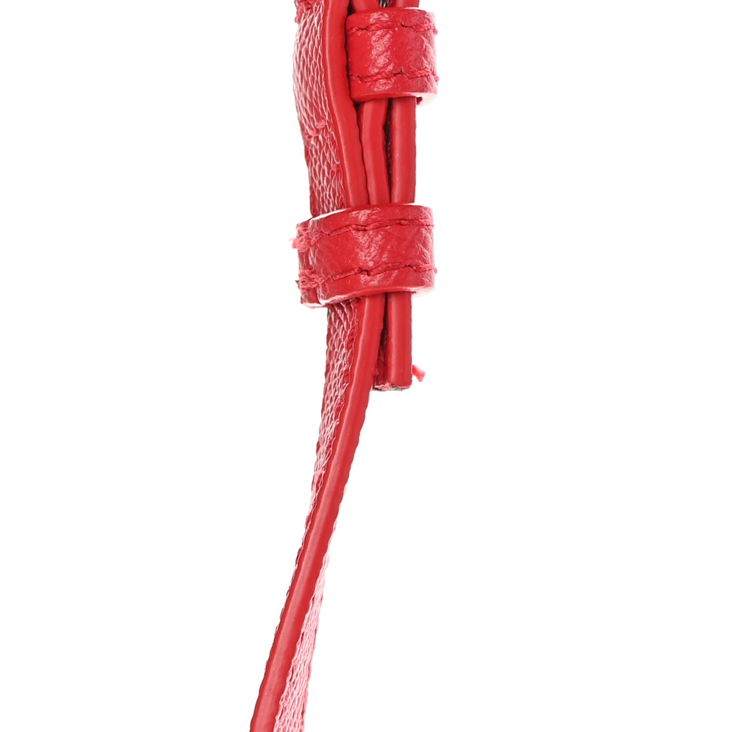 Grained Calfskin S Ville Top Handle Bag Rouge Coquelicot