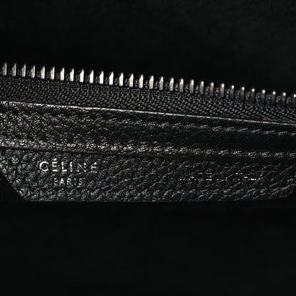 Celine Drummed Calfskin Mini Luggage Black 6 of 9