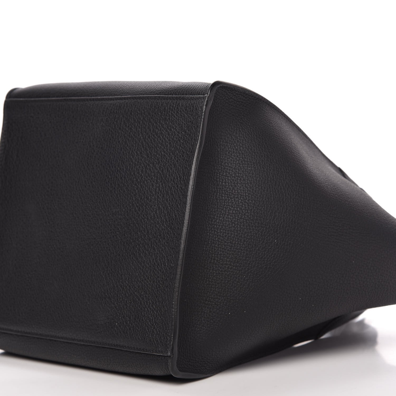 Celine Supple Grained Calfskin Small Long Strap Big Bag Black 7 of 9