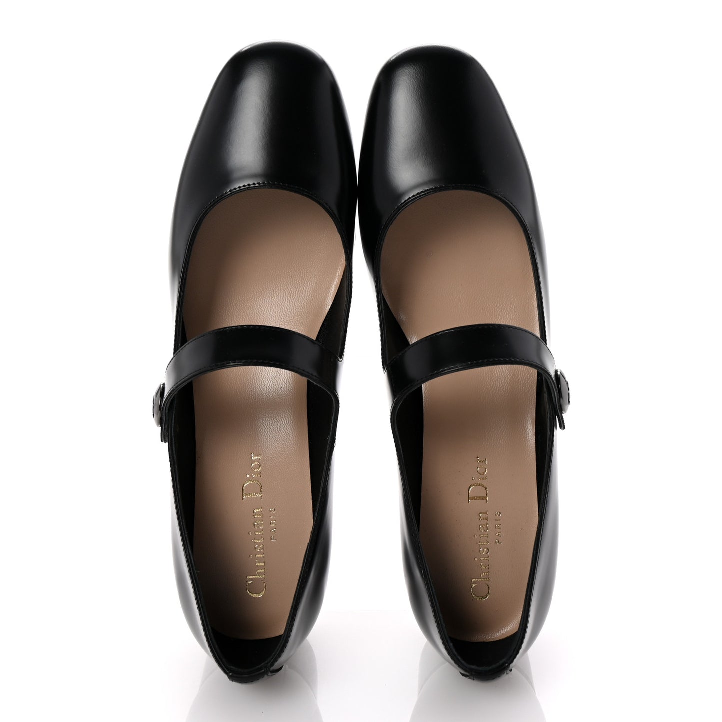 Brushed Calfskin Uniform 30mm Pumps 40 Black