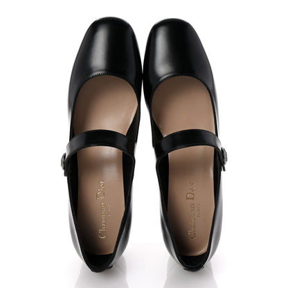 Christian Dior Brushed Calfskin Uniform 30mm Pumps 40 Black 2 of 10