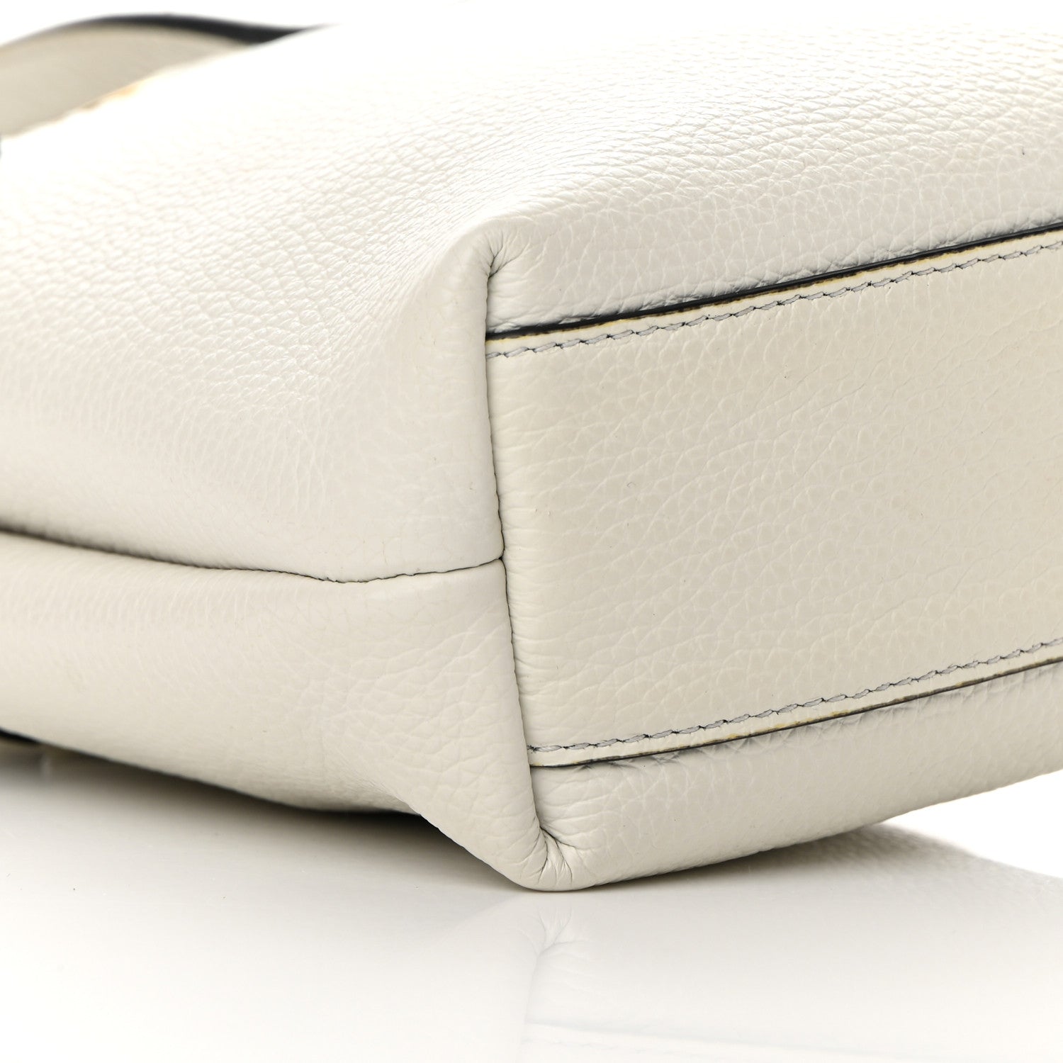 Salvatore Ferragamo Tumbled Calfskin Gancini Mini Bag White 8 of 13