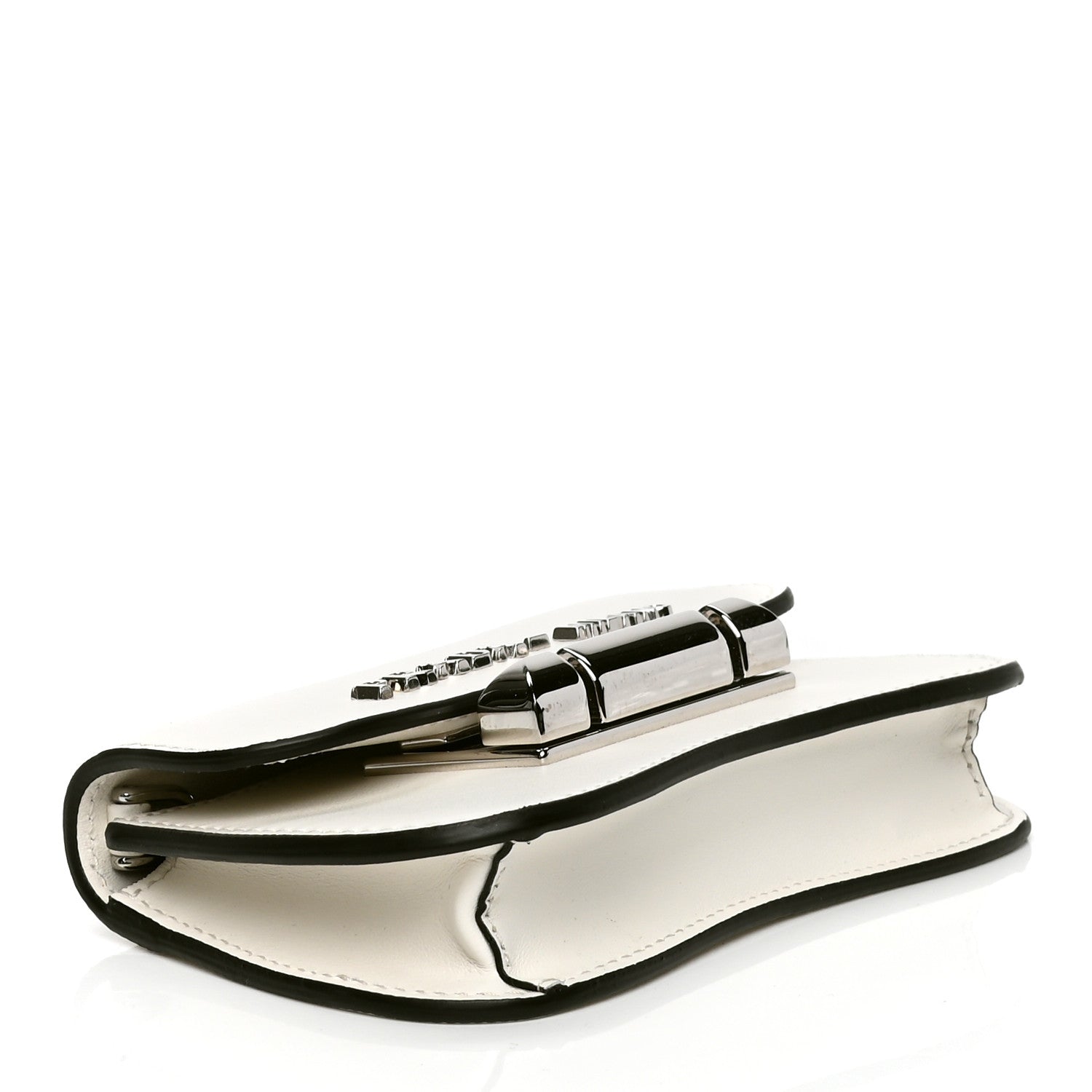 Prada City Calf Micro Sidonie Bag White 3 of 5