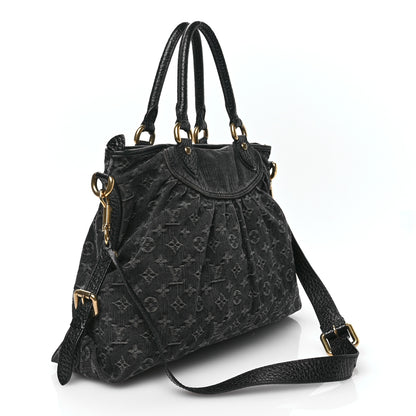 Louis Vuitton Denim Neo Cabby GM Black 3 of 11