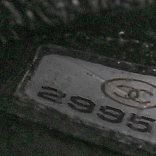 Chanel Shiny Crumpled Calfskin Quilted Medium Double Flap So Black 7 of 8