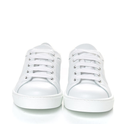 Hermes Calfskin Womens Avantage Sneakers 37 White 2 of 9