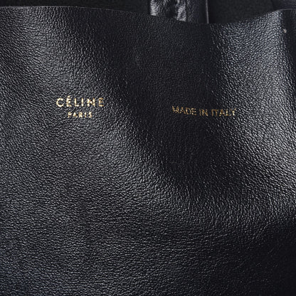 Celine Smooth Lambskin Vertical Cabas Black 6 of 9