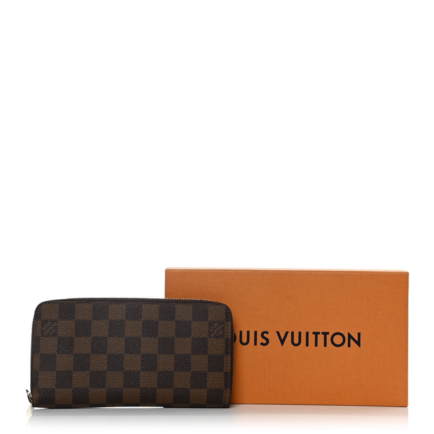 Louis Vuitton Damier Ebene Zippy Wallet Rose Ballerine 15 of 15
