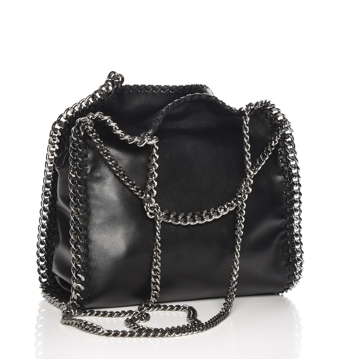 Alter Nappa Embossed Mini Star Falabella Tote Black