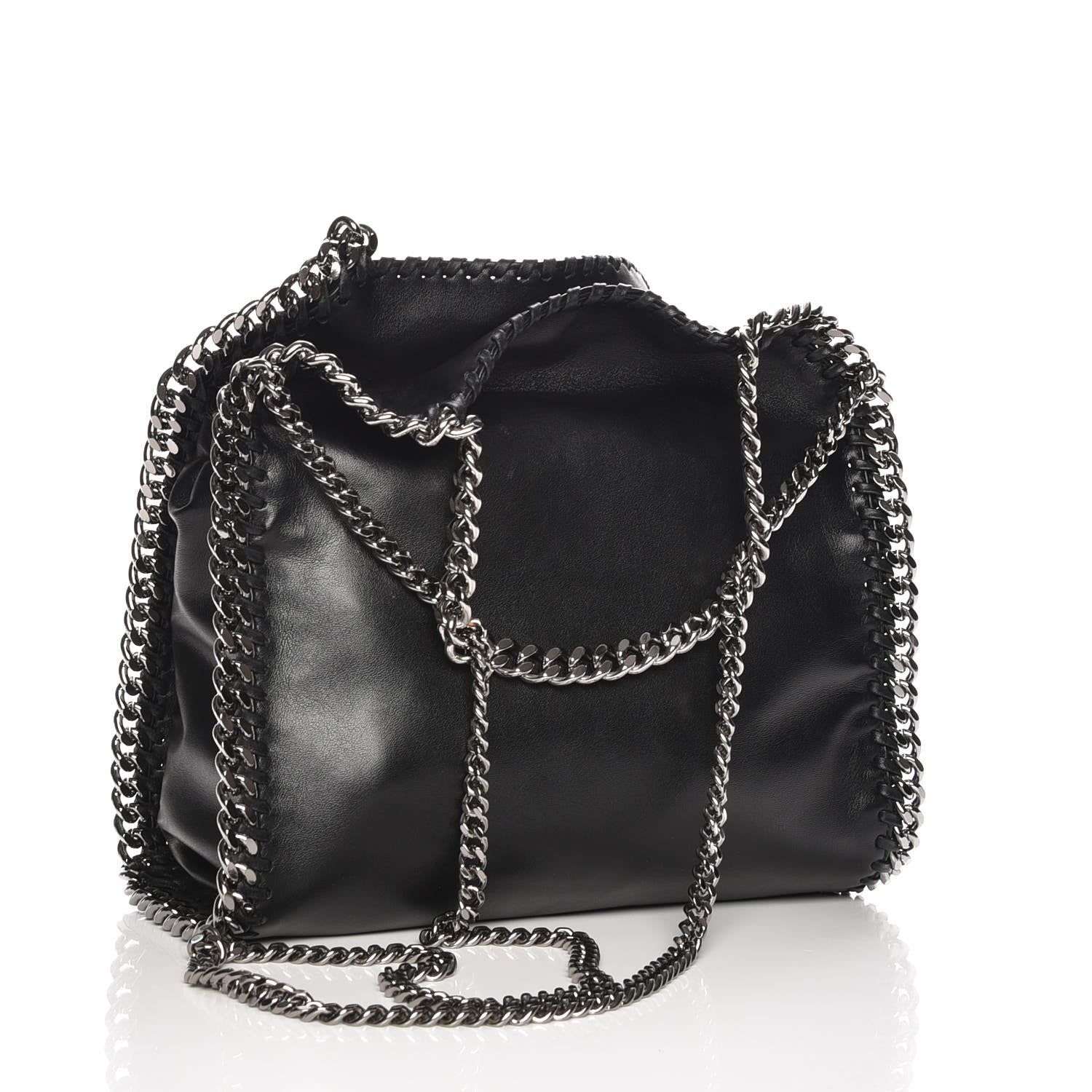 Stella McCartney Alter Nappa Embossed Mini Star Falabella Tote Black 4 of 7