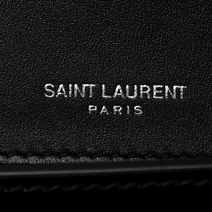 Saint Laurent Patent Cassandre Tassel Clutch Black 6 of 7
