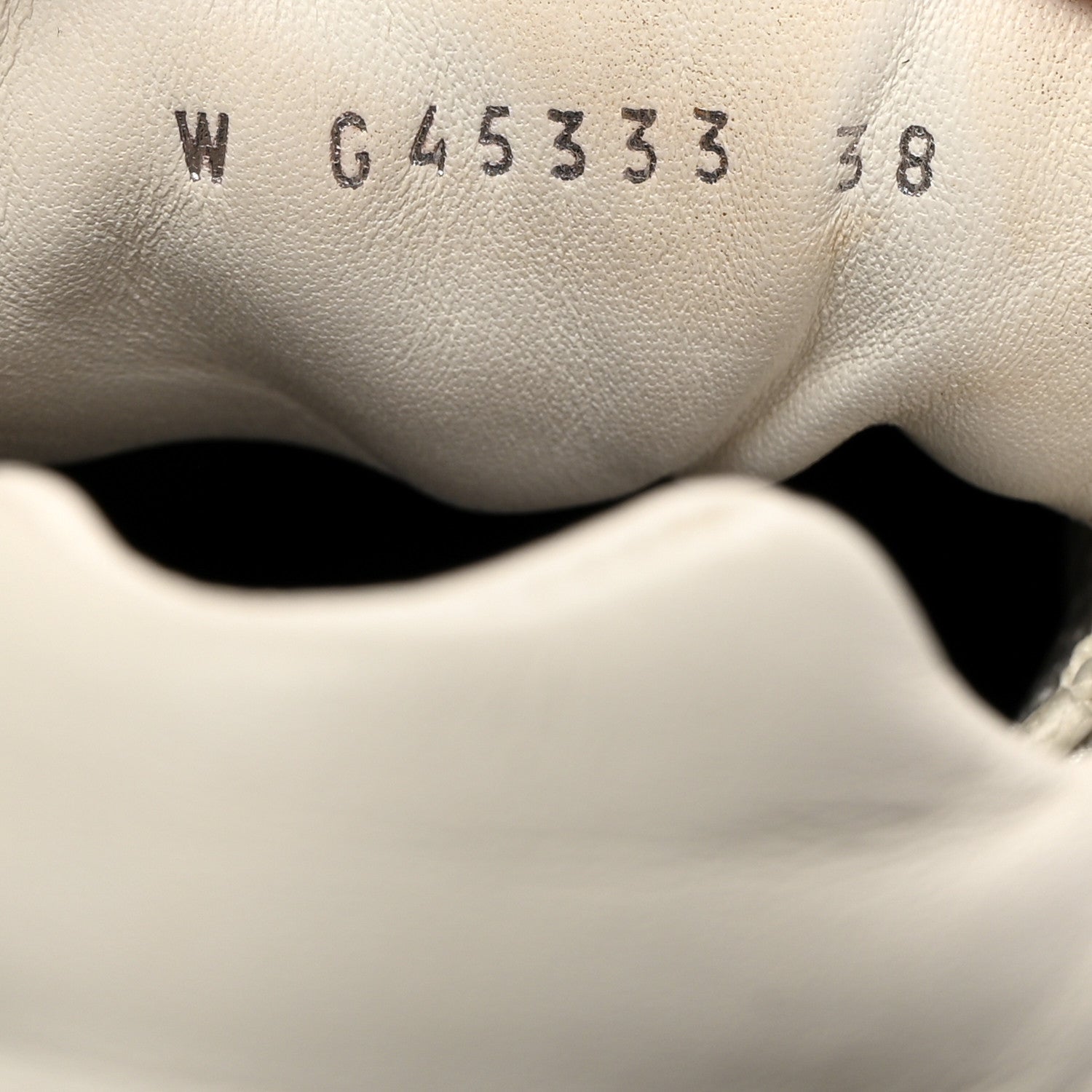 Chanel Calfskin CC Sneakers 38 Navy Blue White Light Burgundy 7 of 9