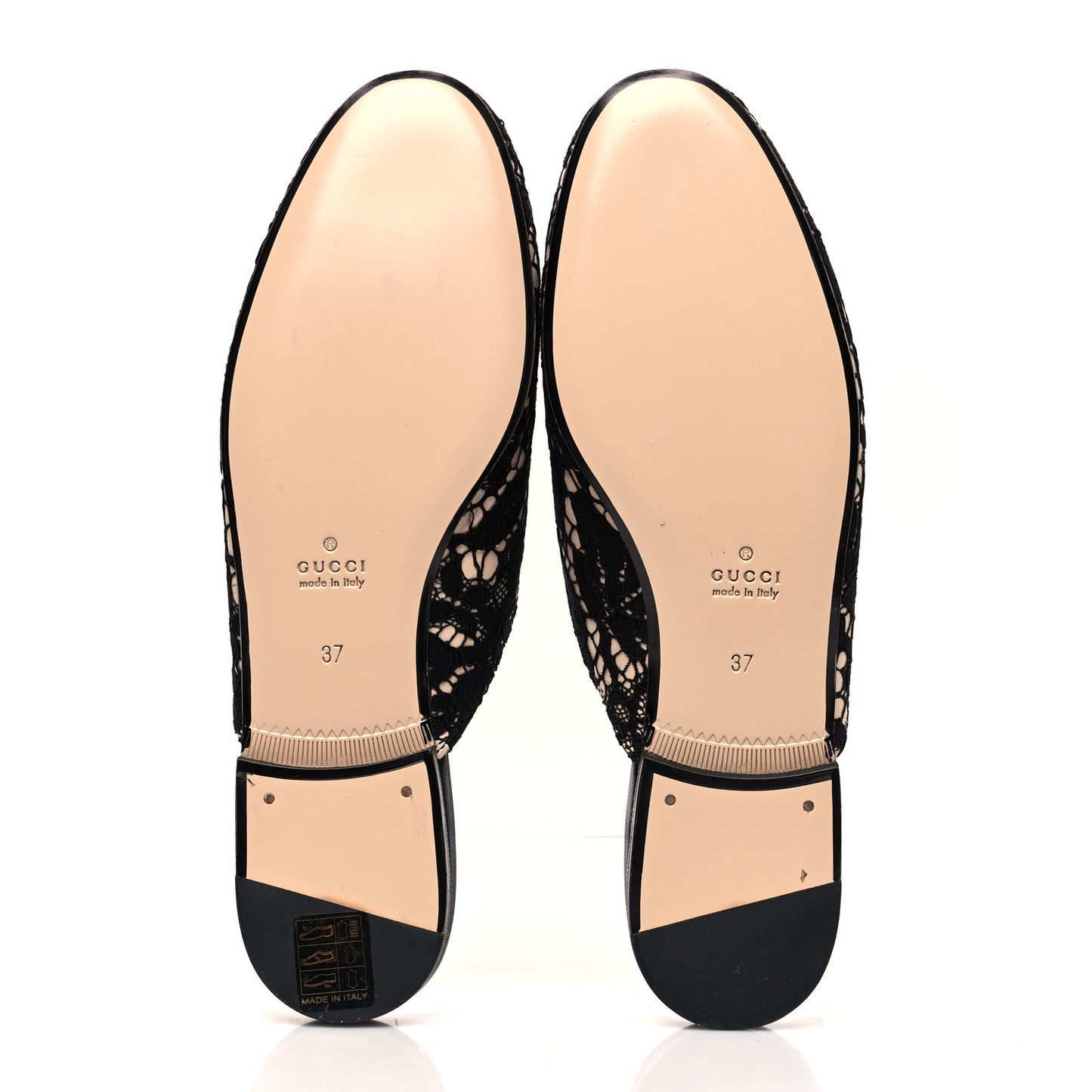 Lace Malaga Kid Womens Princetown Slippers 37 Black Skin Rose