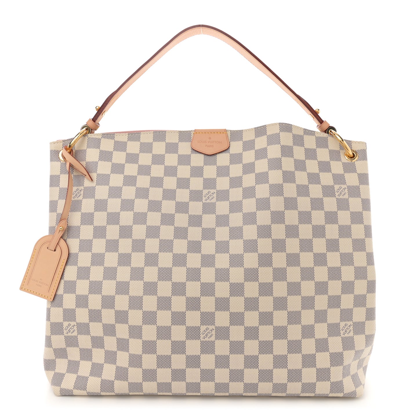 Damier Azur Graceful MM Rose Ballerine