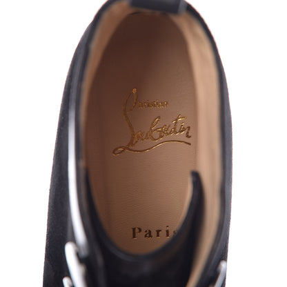 Christian Louboutin Calfskin Suede Alphabouton 70 Boots 39.5 Black 5 of 7
