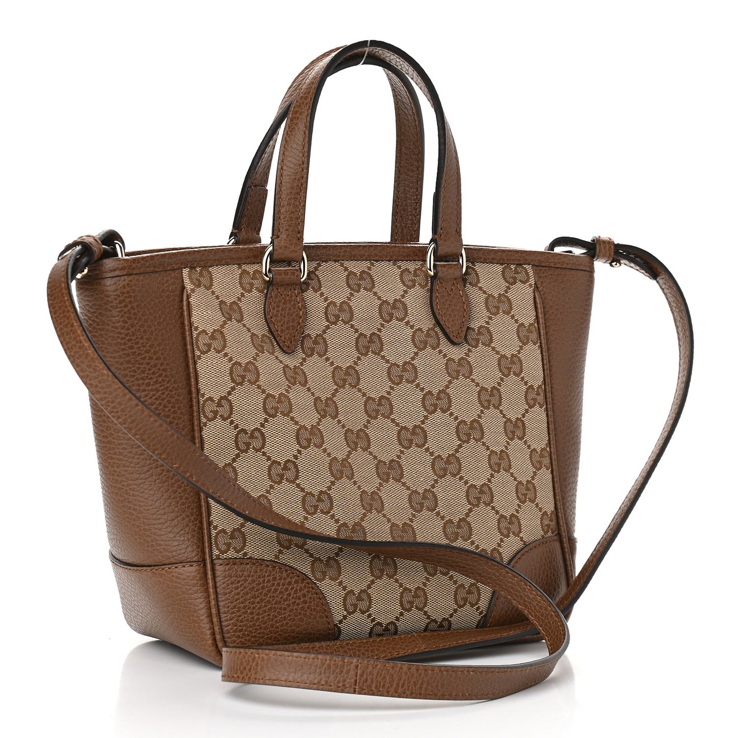 Monogram Small Bree Tote Beige Tabacco
