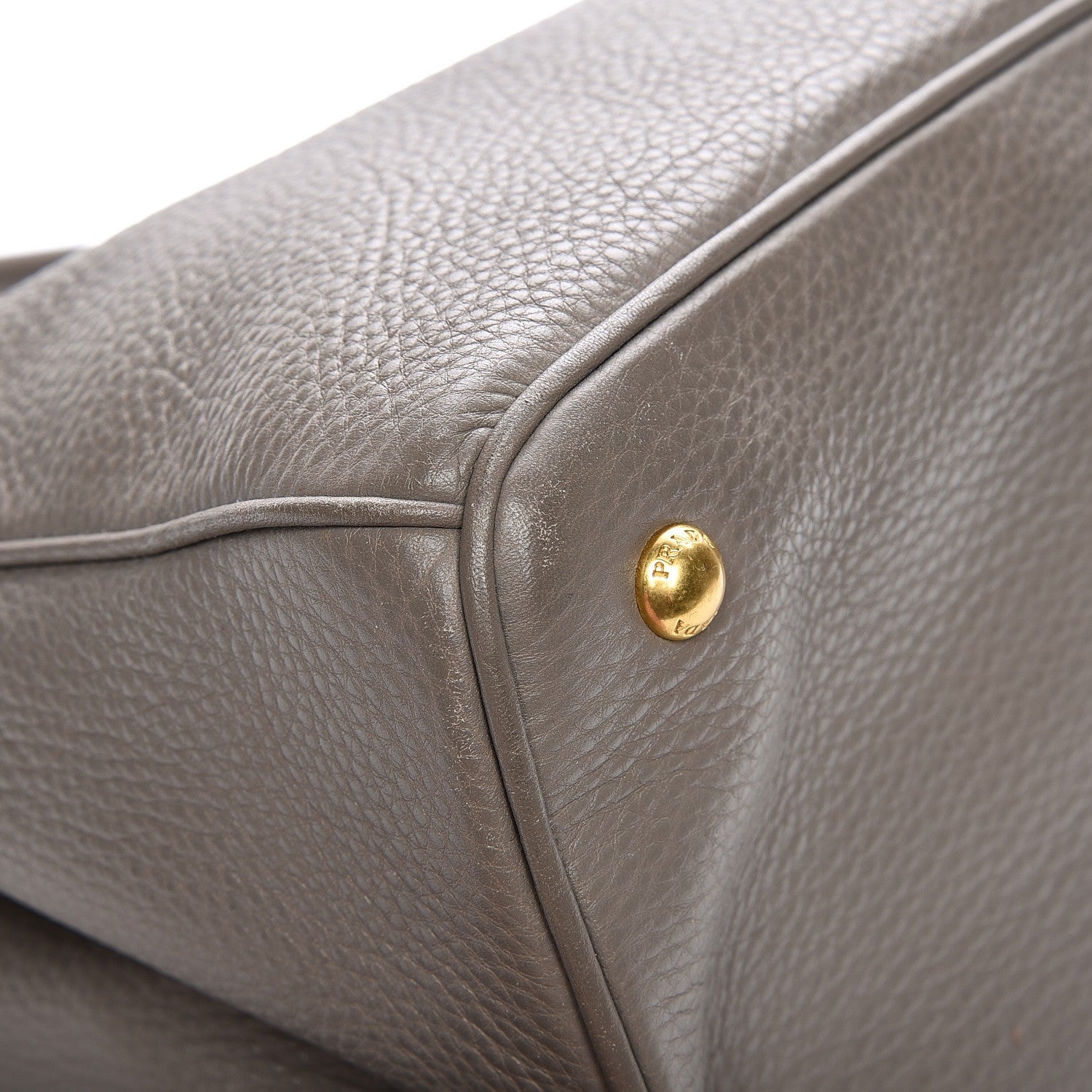 Prada Vitello Daino Tote Argilla 15 of 16