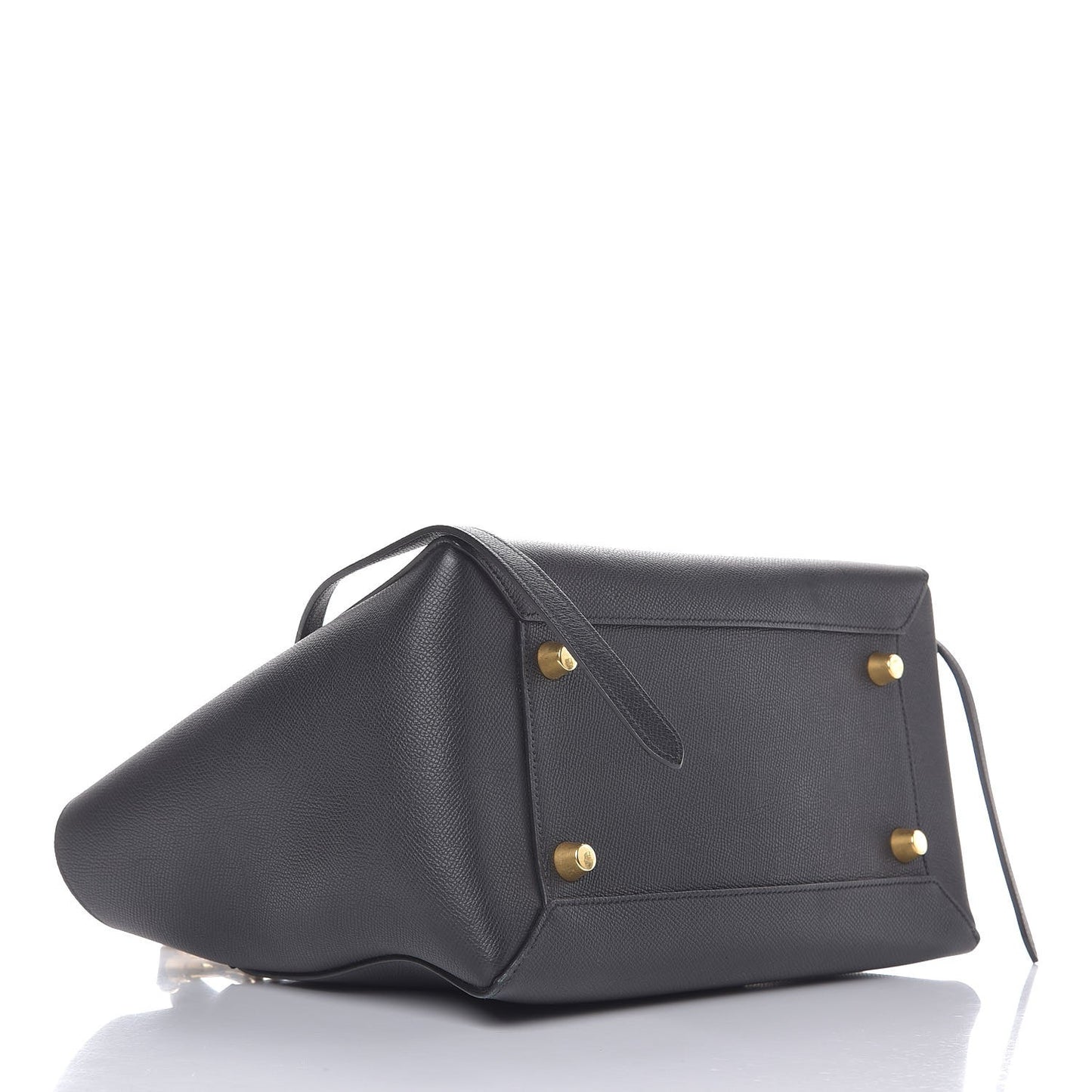 Grained Calfskin Small Belt Bag Black