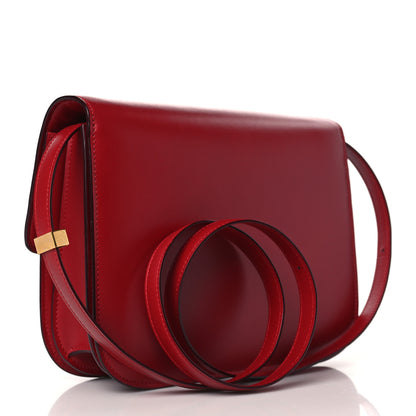 Celine Box Calfskin Medium Classic Box Flap Bag Red 3 of 10